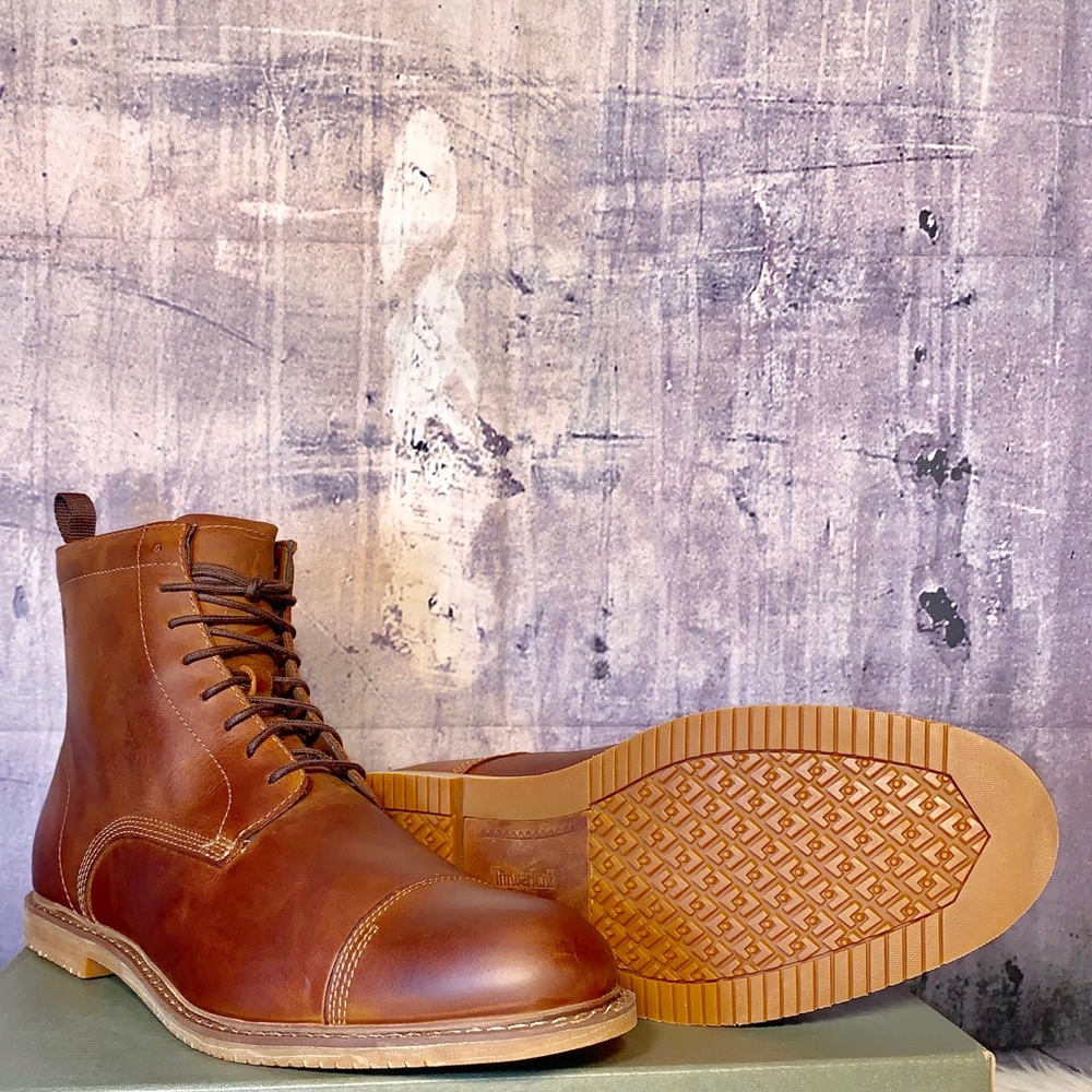 New Timberland Mens Coblton Zip Bt Brown - Picture 2 of 6